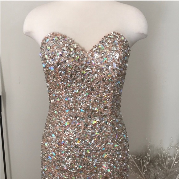 Val Stefani Pink Gem Gown - Picture 2 of 5